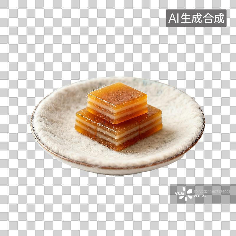 【AI数字艺术】可爱温馨毛毡风格年夜饭美食元素图片素材