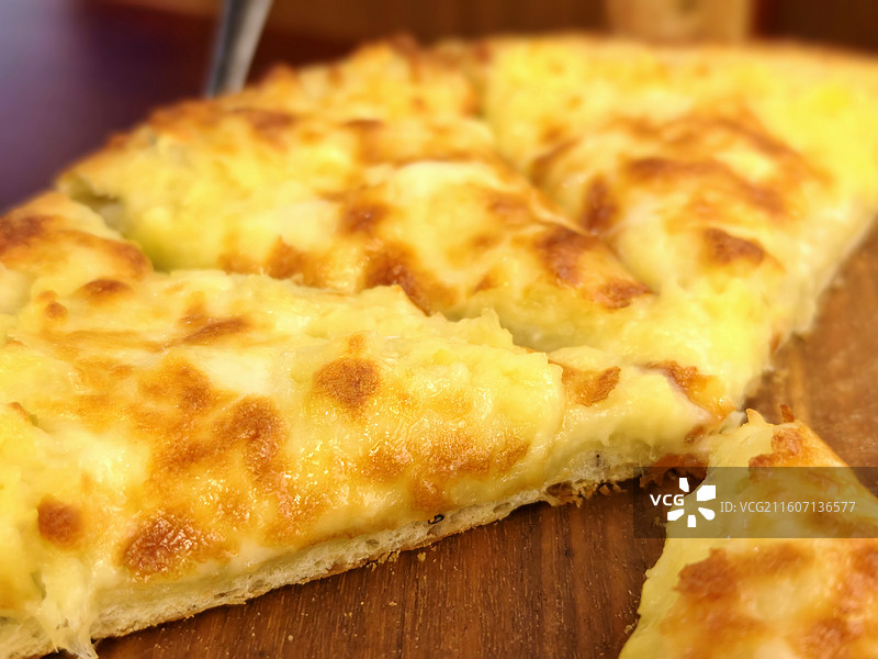 美味的榴莲披萨图片素材