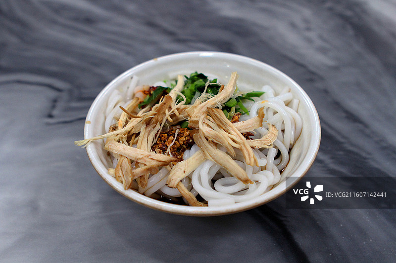 云南鸡丝米线图片素材