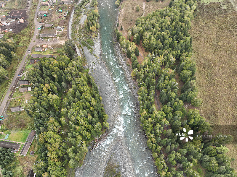 阿勒泰禾木图片素材
