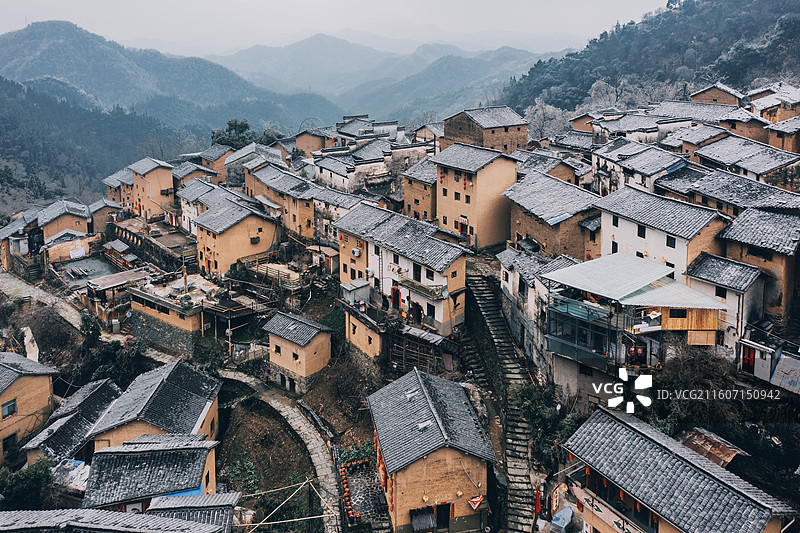 歙县阳产土楼图片素材