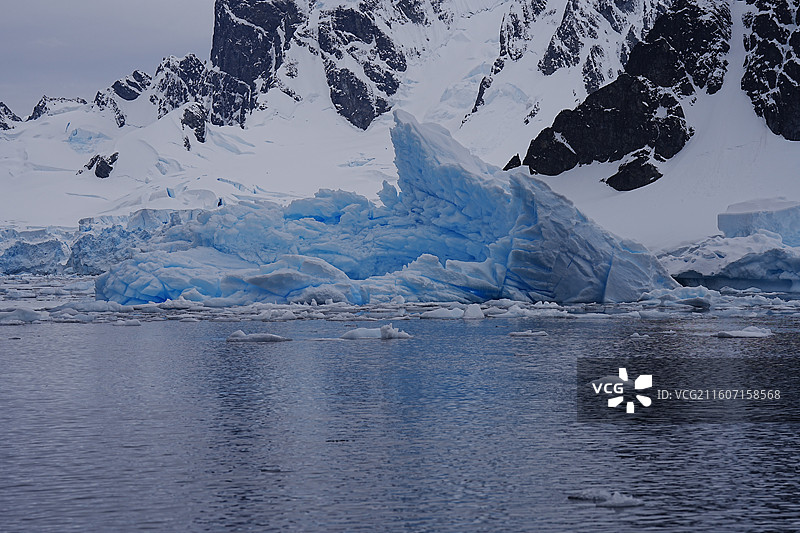 南极的冰山图片素材