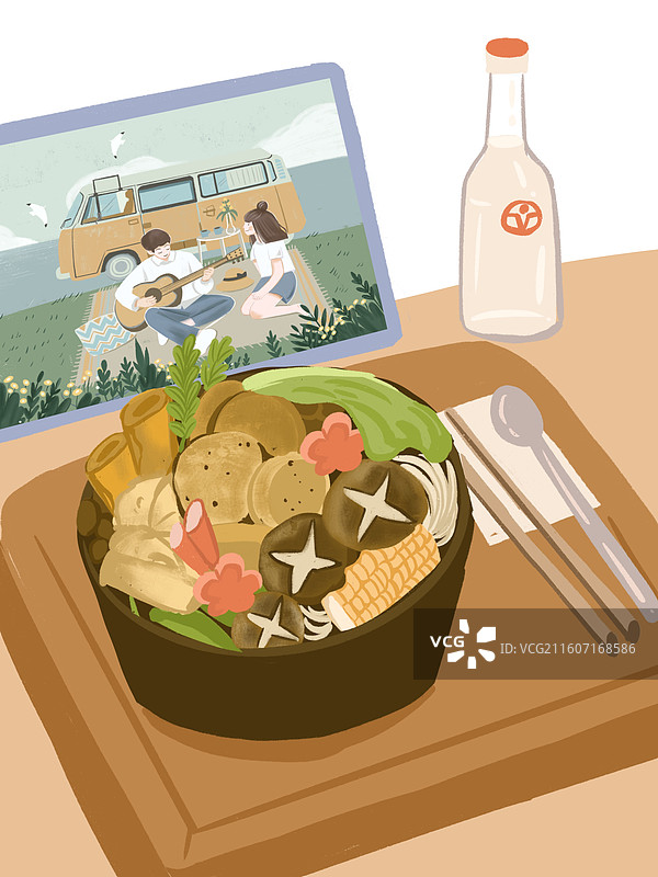 追剧日常图片素材