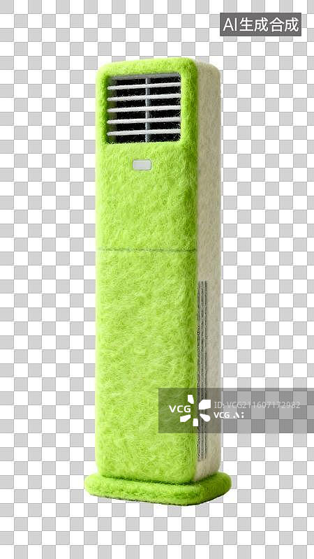 【AI数字艺术】毛毡风格的现代立式空调图片素材