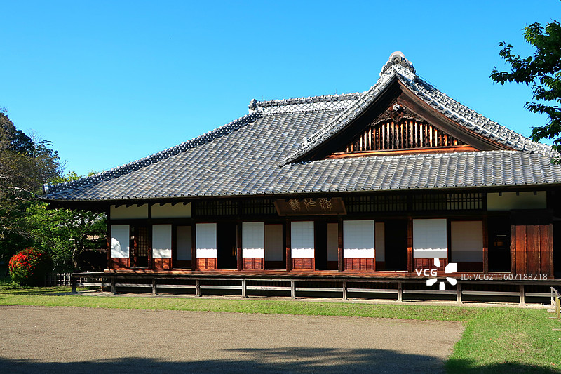 日本茨城县水户市，水户藩校弘道馆图片素材
