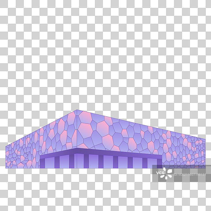 国家游泳中心水立方北京地标建筑插画免抠元素图片素材