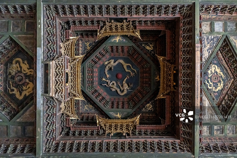 净土寺藻井图片素材