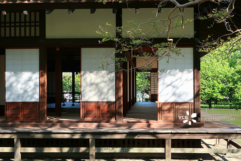 日本茨城县水户市，水户藩校弘道馆图片素材
