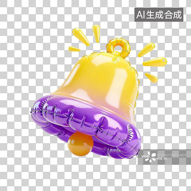 【AI数字艺术】3D膨胀风促销元素图片素材