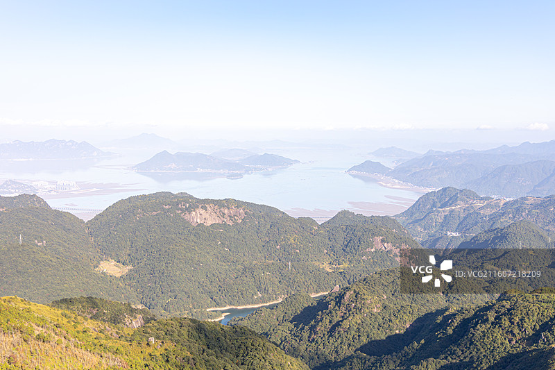 福州罗源湾全景图片素材