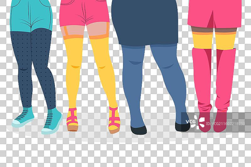 平装连裤袜包装图片素材