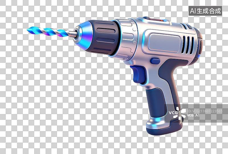 【AI数字艺术】卡通电钻图片素材