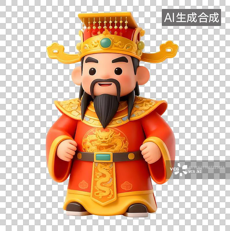 【AI数字艺术】卡通皇帝形象图片素材