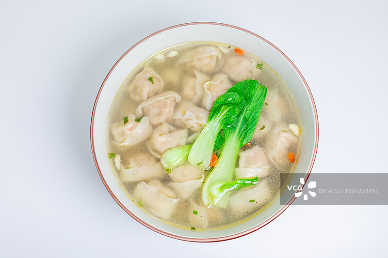 鸡汤小馄饨 鸡汤小云吞图片素材