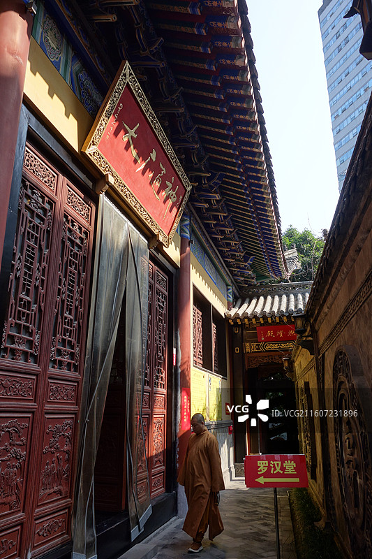 重庆市渝中区重庆罗汉寺罗汉堂图片素材