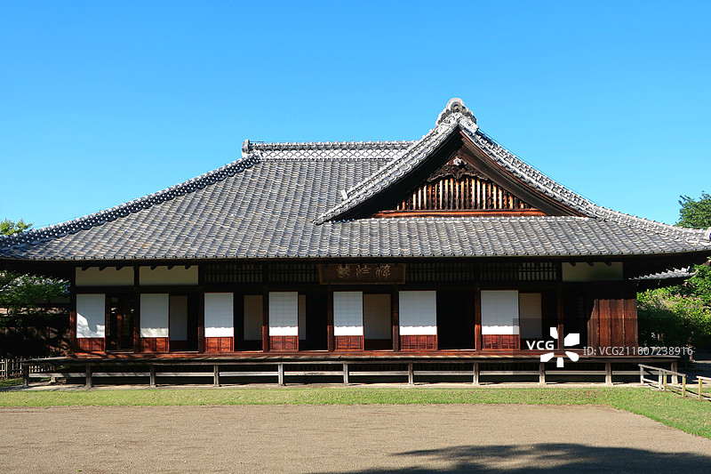 日本茨城县水户市，水户藩校弘道馆图片素材