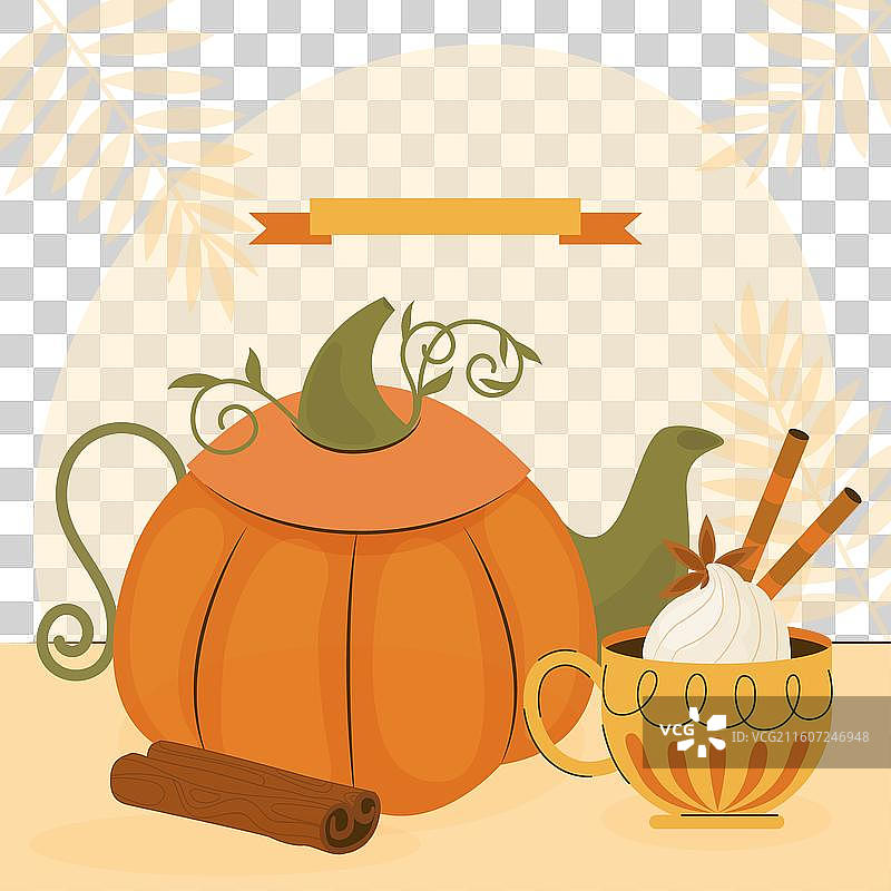 南瓜香料味图片素材