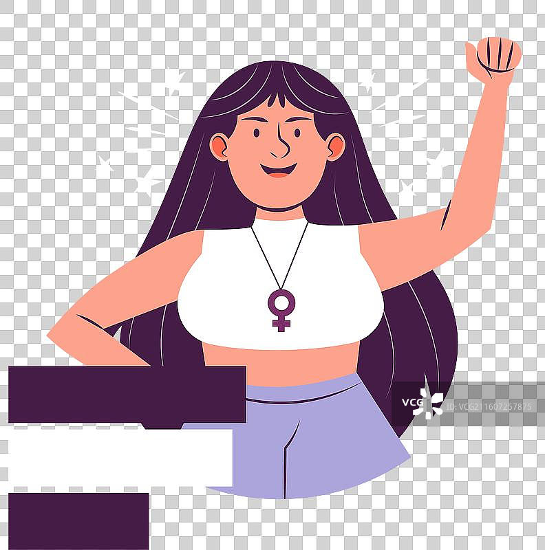 女性平等日图片素材