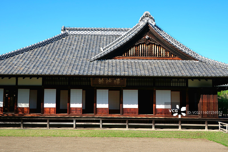日本茨城县水户市，水户藩校弘道馆图片素材