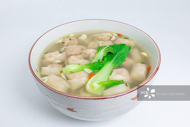 鸡汤小馄饨 鸡汤小云吞图片素材