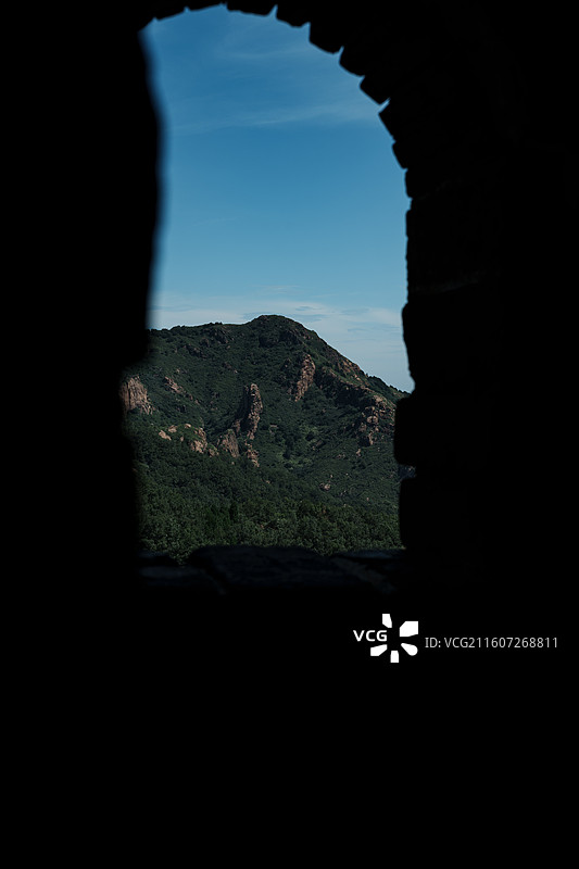 天下第一关 山海关 长城入海图片素材