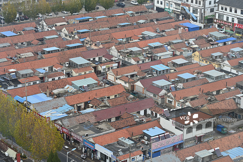 山东烟台招远市城市风光图片素材