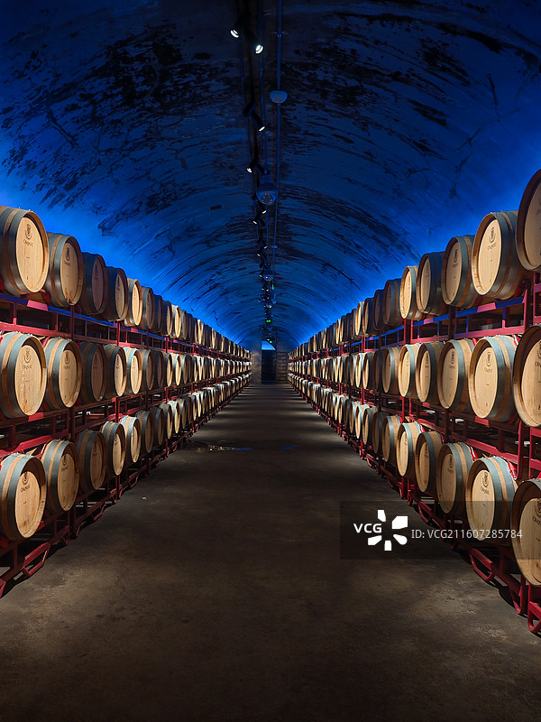 烟台张裕公司酒窖 百年大酒窖 全国重点文物保护单位 张裕酒文化博物馆图片素材