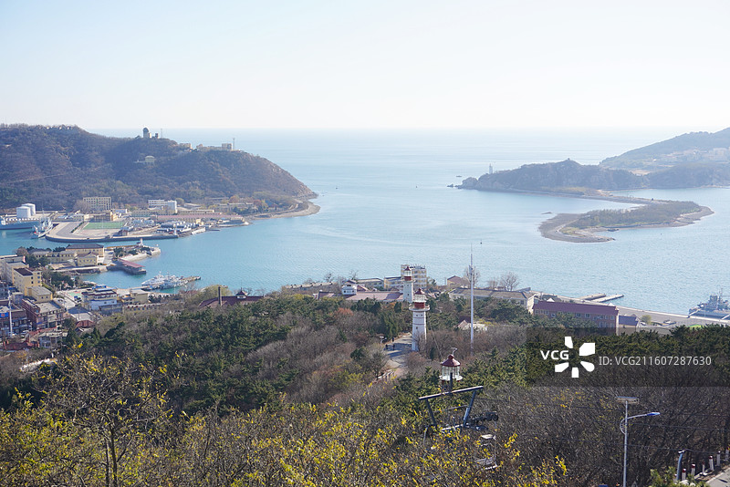旅顺口白玉山图片素材