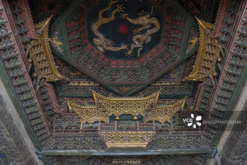 净土寺藻井图片素材