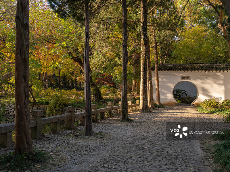 苏州天平山秋景图片素材
