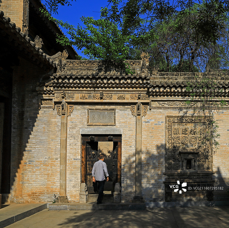 中国北方民居砖雕艺术图片素材