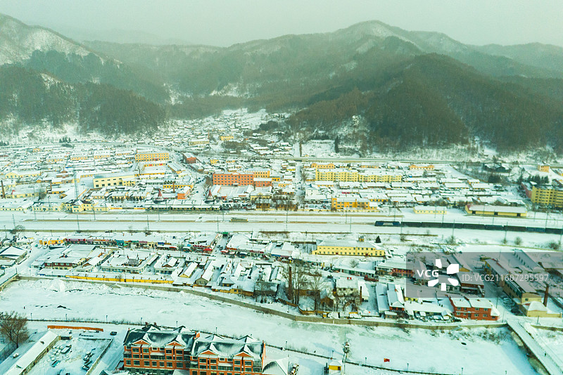 雪落横道河子 邂逅北国慢时光图片素材