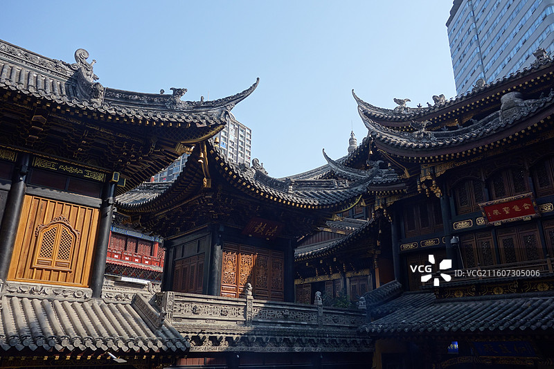 重庆市渝中区重庆罗汉寺伽蓝殿图片素材