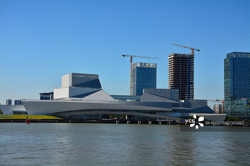 广州白鹅潭大湾区艺术中心图片素材