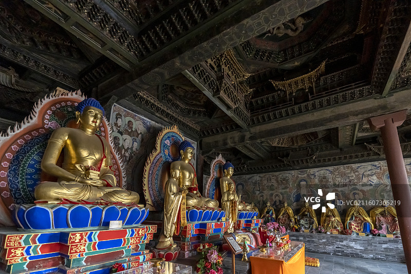 净土寺大雄宝殿图片素材