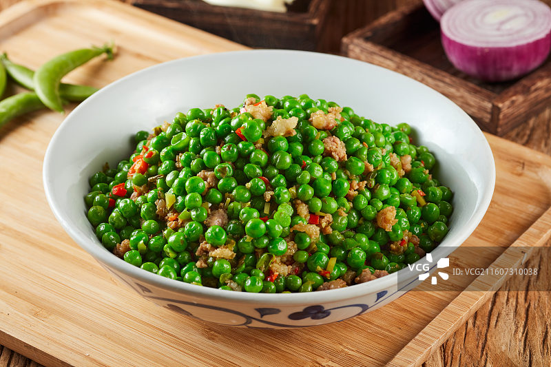 青豆肉沫图片素材