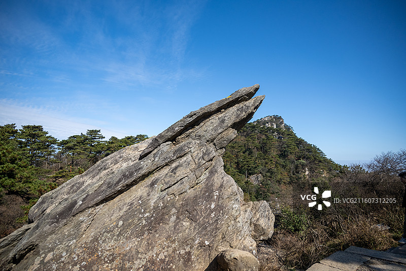江西庐山五老峰 鹰嘴石图片素材
