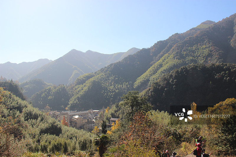 杭州 临安 神龙川风景区 临川古道 户外 徒步 旅游 风景图片素材
