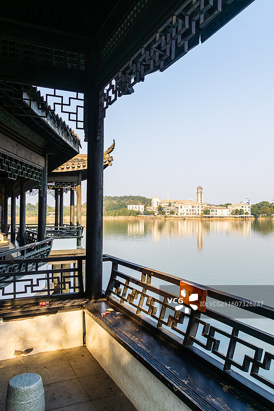 溧阳天目湖山水园风光图片素材