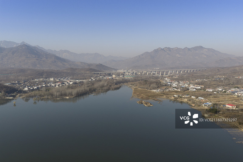 泰山天龙湖景区图片素材