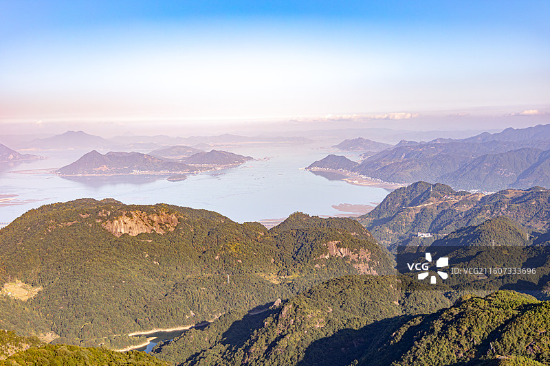 福州罗源湾全景图片素材