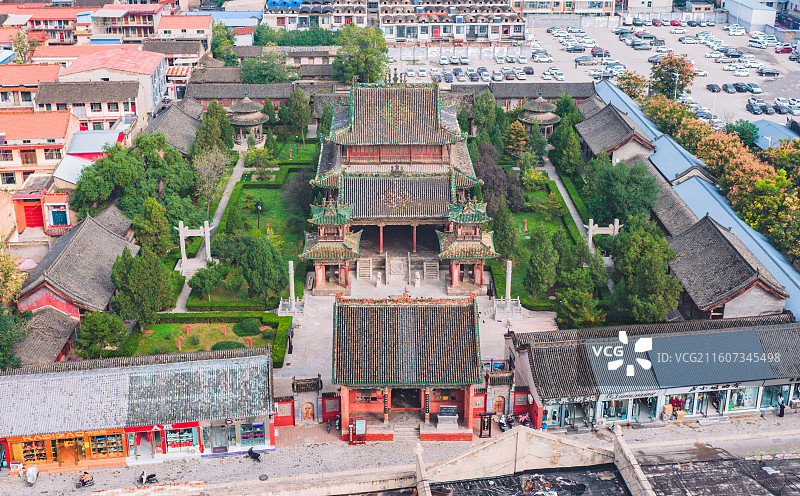山西稷山稷王庙建筑图片素材