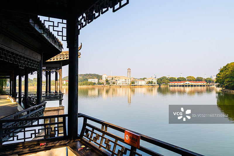 溧阳天目湖山水园风光图片素材