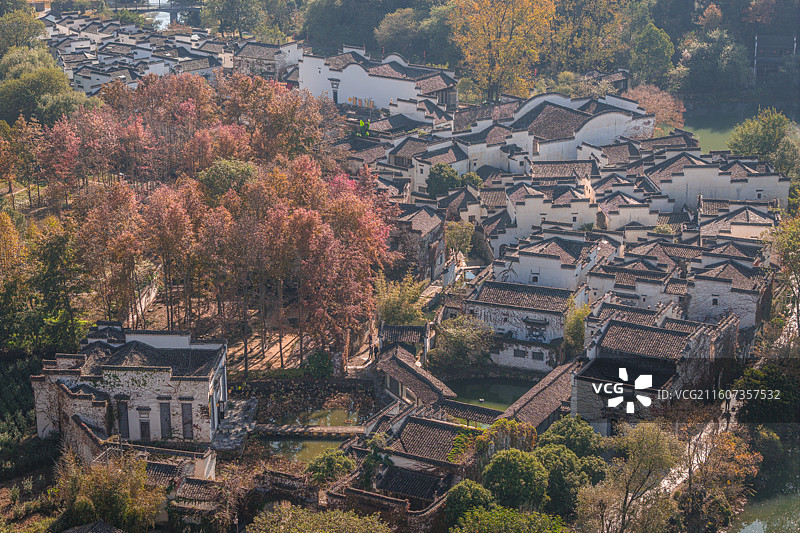 安徽省黄山市黟县秀里村域见秀里・水镇图片素材