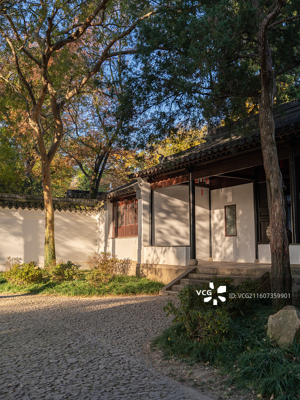 苏州天平山秋景图片素材