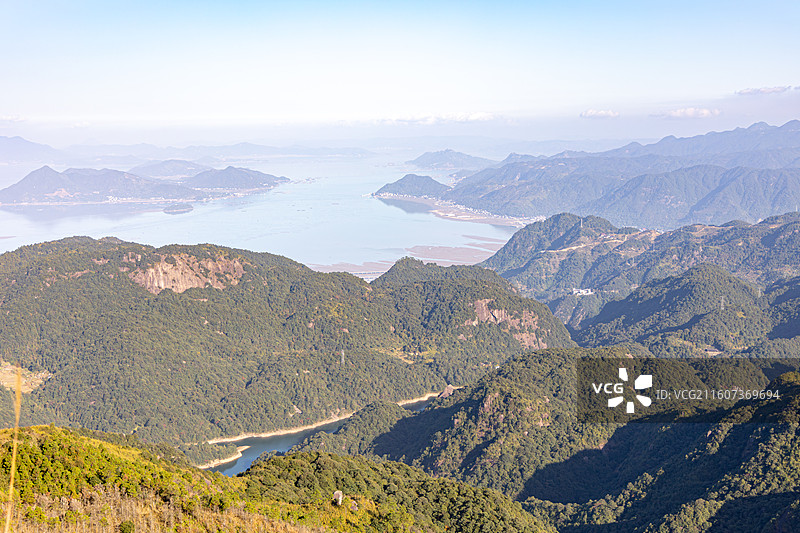 福州罗源湾全景图片素材