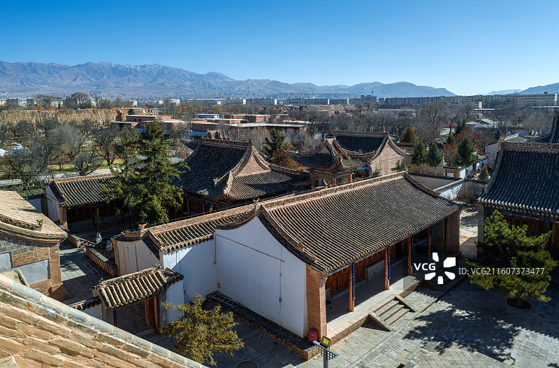 青海贵德县玉皇阁图片素材