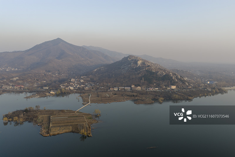 泰山天龙湖景区图片素材