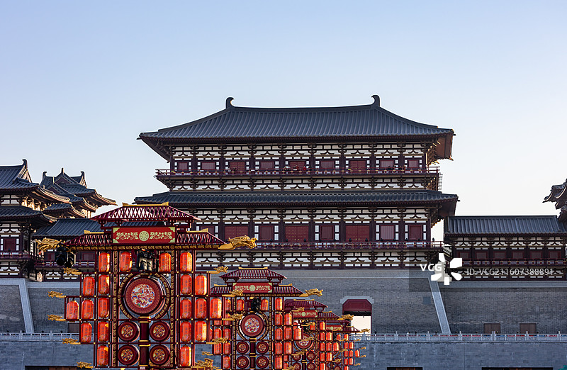 洛阳应天门组图图片素材