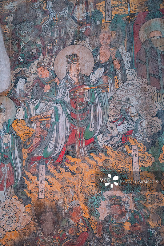 山西稷山县青龙寺图片素材